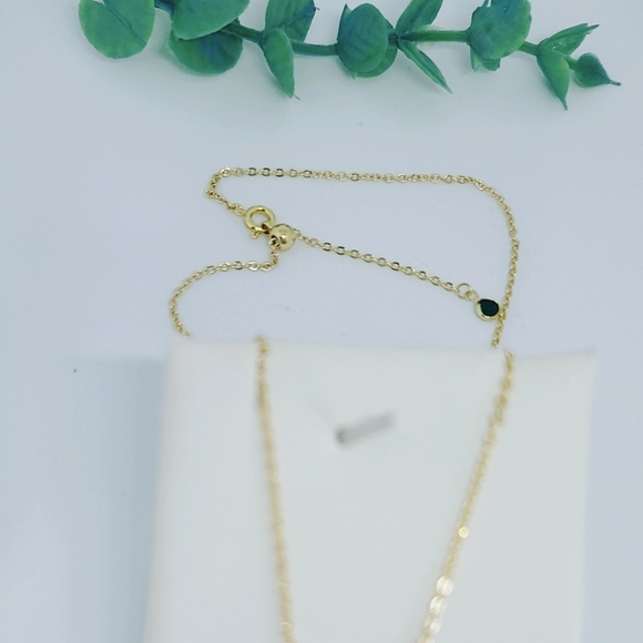 Natural Jade Stainless steel necklace 😍 - Picture 3 of 4